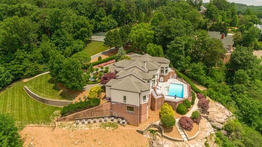 Aerial view of luxury property